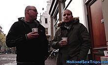 HD video nizozemske prostitutke, ki daje oralni užitek v visokih petah