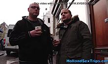 HD-Video einer niederländischen Prostituierten, die in High Heels orale Freude bereitet