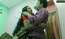 Amatööri Intian pari tutkii anaali seksiä maaseudulla