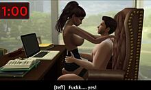 Le donne sposate Incontro caldo con il loro vicino in Sims 4