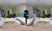 VR - Yatakta azgın bir çiftin sıcak buharlı eylemi