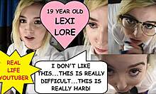 若いブロガーのレキシー・ロアが、ディープスロートビデオでブレースと汚い話をします。