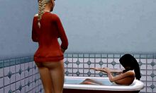 Sims 4 lányos éjszaka - Paródia barátokkal