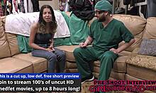 Aria Nicole, ženska pacientka v Tampi, se pusti pofukati s strani pervdoktorja po ginekologovem izpitu