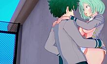 Каоруко Авата и Тору Хагакуре упуштају се у страствени хентаи секс у Мојој херојској академији