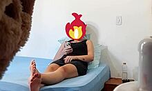 En amatør med lyst til sæd får sex på skjult kamera