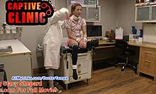 Stacey Shepards tem seios perfeitos e seios pequenos em um ambiente hospitalar - assista ao filme completo na clínica de cativeiro com