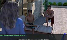 Мачехи-любительницы показывают бикини в 3D-анимационном порно
